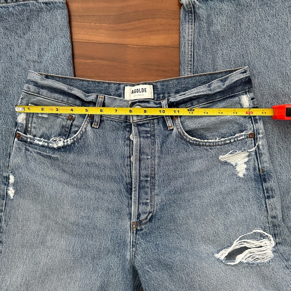 Agolde Riley jeans size 27 - Picture 5 of 10